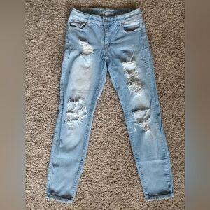 Resfeber Los Angeles Collection Distressed Skinny Boyfriend Jeans Size 8